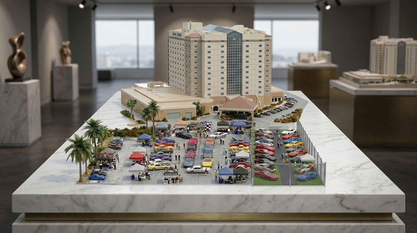 Monterey Motorshow vehicle display